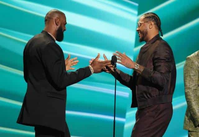 Carmelo Anthony cree que LeBron James es la presencia más especial en la NBA
